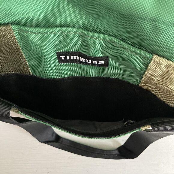 Timbuk2 Classic Messenger Bag Green Colorblock Bicycle Commute Laptop College - Picture 5 of 12